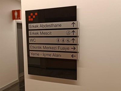 Dış Mekan Yönlendirme Tabelası